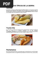 Platos Típicos