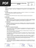 Medición Del Desempeño Operacional de Obra