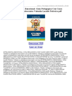 Inteligencia Emocional Guia Pedagogica Con Casos Practicos NiÑOs Y Adolescentes