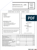 DC Components Co., LTD.: 1N4001 Thru 1N4007