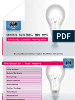 Case Study: Succession Planning at GE: M.S.Ramaiah Management Institute, Bangalore - MBA (PRIST-A) - HRM Case Study