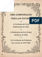 Uma Comparação Tabular Entre A CFW, DFO de Savoy, CFB de 1689 - Don Lowe & James N. Anderson