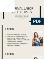 Normal Labor and Delivery