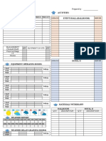 Daily Report - Hotel & Ballroom