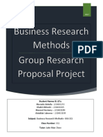 Business Research Method Group Report