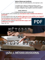 Método Devocional de Estudo Da Bíblia