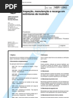 Abnt - NBR 12962 - Inspecao Manutencao E Recarga de Ex Tint Ores