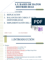 Tema 5. Bases de Datos Distribuidas