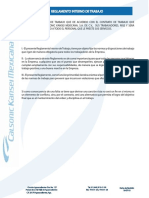 Reglamento Interno de Trabajo Completo PDF