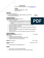 College Resume