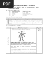 Sesión de Aprendizaje de Ciencia y Tecnologiaaaaaaaa