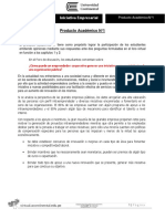 Producto Académico N 01 - Foro