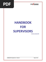 Supervisor Handbook