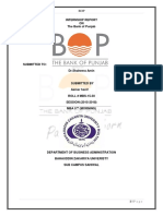 Fraz Internship Report On Bop