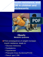 Obesity, Insulin Resistance, and Type 2 DM in Children and Adolescents