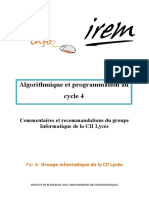 Algoetprogaucycle 4 Ciilycee