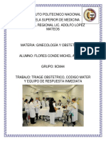 Triage Obstetrico, Codigo Mater y ERIO