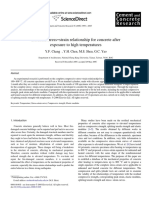 Residual Stress-Strain Relationship For Concrete After Exposure To High Temperatures