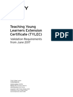 TYLEC Validation Requirements From June 2017