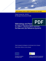 Methodology and Parameters For Datum Transformation Between The New and Old Reference Systems