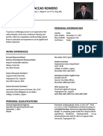 Romero John Paul CV