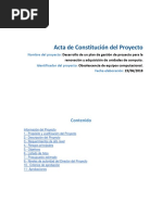 Acta de Constitución Del Proyecto (Template-Pmstudykit)