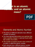 Atomic Mass and Number