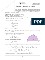 Apunte Centroide y Teorema de Pappus