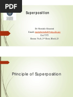 Superposition: DR Mostafa Ghasemi Email: Ext:7375 Room: No.8, 2 Floor, Block J3