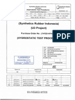 Hydrostatic Test Procedure Storage Tank