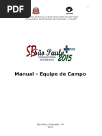 Manual de Equipe Campo SBSP 2015