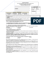 Prueba de Diagnóstico Cuarto Medio 2018