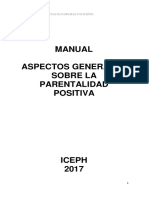 Manual Parentalidad Positiva Aspectos Generales