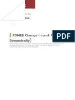 Oracle FDMEE Change Import Formats Dynamically