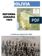 Bolivia Reforma Agraria 