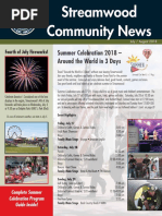 Streamwood Village Newsletter, July 2018