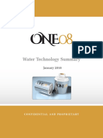 ONE08 - Water Technology Summary