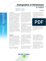 Hydrogenation of Nitrobenzene: To Aniline