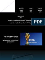 In Class Event Management Assignment - Fifa World Cup