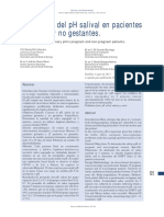 Evaluación Del PH Salival en Pacientes Gestantes y No Gestantes