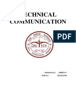 Technical Communication