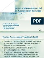 Aplicación e Interpretación Del Test de Apercepción Temática Infantil C. A. T