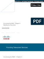 Teleworker Services: Accessing The WAN - Chapter 6 Modified by Tony Chen