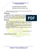 Resoluciones Directorales Cetpro