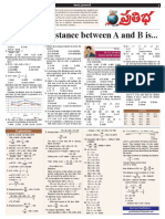 Distance Between A and B Is... : Quantitative Aptitude