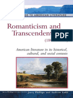 Romanticism and Transcendentalism 1800 1860 Background To American Literature