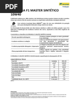 F1 Master Ipiranga 10w40