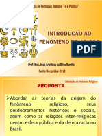 Introdução Ao Estudo Do Fenômeno Religioso