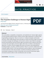 Populist Challenge To Human Rights Journal of Human Rights Practice Oxford Academic