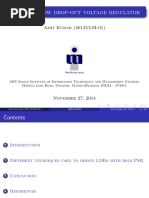 Study of Low Drop-Out Voltage Regulator: Amit Kumar (2013VLSI-01)